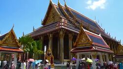 Wat phra kaew timelapse Stock Footage
