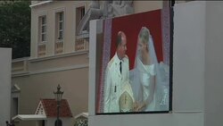 AP cover of religious marriage ceremony, chapel, kiss News Clip