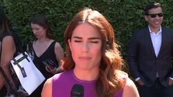 INTERVIEW - Karla Souza at The Rape Foundation's Annual Brunch Stock Footage