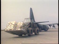 Bosnia - Humanitarian Airlift News Clip