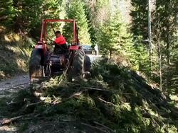 HD: Tractor At Work Stock Footage