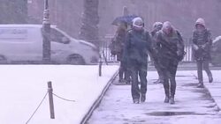 VOICED : Ola de frio siberiano deja mas de 40 muertos en Europa News Clip