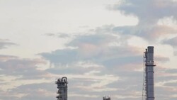 Oil refinery thailand Stock Footage