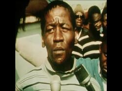 UPITN 26 8 76 AFTERMATH ZULU RAMPAGE News Clip