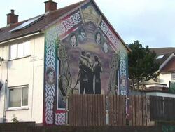 Sectarian murals in Belfast News Clip