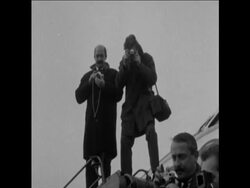 CAN 045 DUTCHMEN ACCUSED OF SPYING RETURN TO HOLLAND News Clip