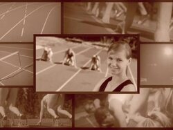 HD MONTAGE: Female Athlete Stock Footage
