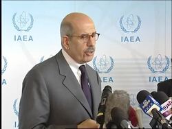 ElBaradei and envoys on nuclear standoff with Iran News Clip