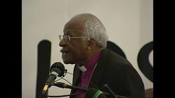 Desmond Tutu speaking at AIDS event News Clip