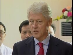 Former president visits Aids patients to promote treatment News Clip