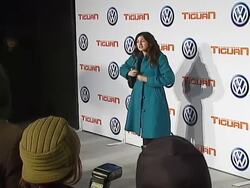 US Premiere of Concept Car Tiguan Presented By Volkswagen Stock Footage