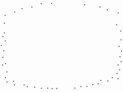 USER - female, pure black dots (TRANSITION) Stock Footage