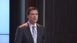 FBI Director James Comey warned against smartphone data encryption, saying homicide cases could be stalled and suspects could go free. (Oct. 16) News Clip