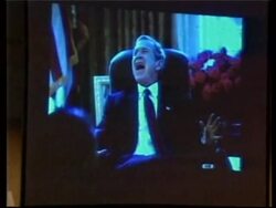 Bush makes fun of himself &amp; Cheney at correspondants dinner News Clip