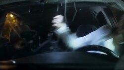 Someone in the car Stock Footage