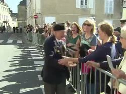 D-Day Commemorations Spitfire Flypast News Clip