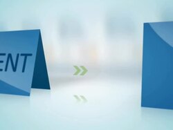 Website elements - blue version Stock Footage