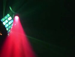 Night club, entertainment lighting equipment. Stock Footage