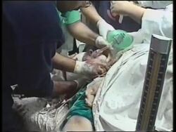 Two Palestinians are killed by Israeli gunship News Clip