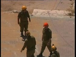 Metal cage to protect school pupils from quakes tested News Clip