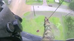 National Guard rescue stranded Texas residents Instructional Video