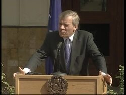 Alliance chief and Karzai meet, presser News Clip