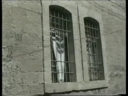 WEST BANK: REACTION TO ARRESTED IN BOMB CACHE APARTMENT RAID IN USA News Clip