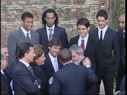 Italian Premier Berlusconi meets Brazilian President Lula da Silva News Clip