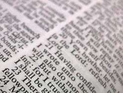 HD 1080i The Book of Hebrews Stock Footage