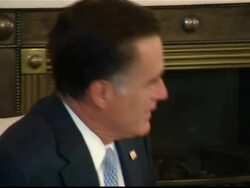 Mitt Romney and David Cameron photocall News Clip