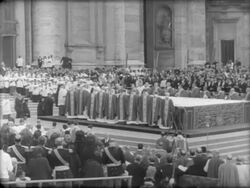 New Cardinals Ceremony in Rome Stock Footage