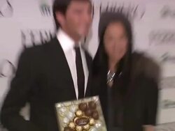 Vera Wang and Evan Lysacek at the Ferrero Chocolates and Evan Lysacek Fashion Event at New York NY.  Stock Footage