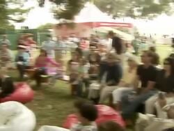 'A Time For Heroes' Celebrity Picnic and Carnival to Benefit the Elizabeth Glaser Pediatric AIDS Foundation Stock Footage