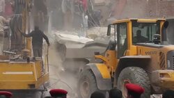 14 killed as apartment building collapses News Clip