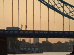 Tower Bridge, sunrise Olympic London General Views Stock Footage