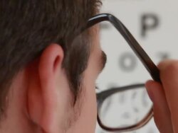 Eye test. Stock Footage