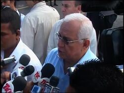 Micheletti at ceremony; CRica President Arias meets regional leaders News Clip