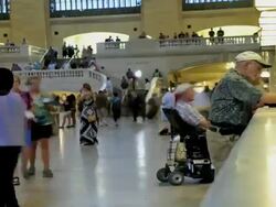 TIME LAPSE, Ticket Counter Grand Central Terminal Stock Footage