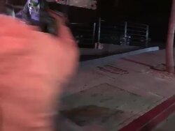 Christina Milian as a Chola for Halloween departing 1 Oak in West Hollywood Stock Footage