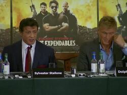 INTERVIEW: Sylvester Stallone on keeping in theme with the 80's and  Stock Footage