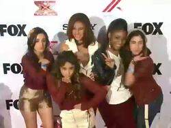 Ally Brooke, Camila Cabello, Normani Hamilton, Dinah-Jane Hansen, Lauren Jauregui at The X Factor Viewing Party Sponsored By Sony X Headphones on 12/06/2012 in Los Angeles, CA.(Footage by WireImage Video/Getty Images Entertainment Video) Stock Footage