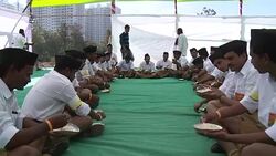 CLEAN : Hindu nationalists gather for massive India rally News Clip