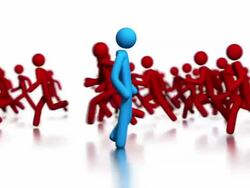 walking away Stock Footage