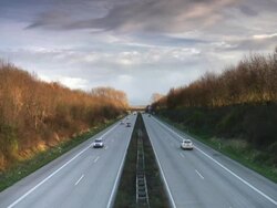 Autobahn (Normal Speed) Stock Footage