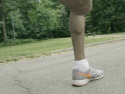 Runner's Legs Stock Footage