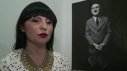 CLEAN : Hitler art installation stirs News Clip