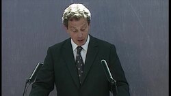Tony Blair making 'Welfare to Work' speech News Clip