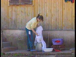 KOSOVO: SERB VILLAGERS SEEK REFUGE IN MONASTERY News Clip