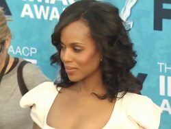 Kerry Washington at the 42nd NAACP Image Awards at Los Angeles CA. (Footage by WireImage Video/GettyImages) Stock Footage