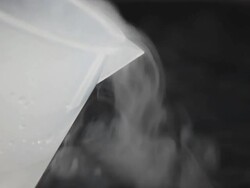 Smoking glass 3 Stock Footage